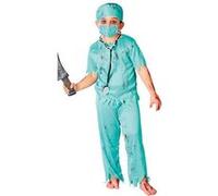 Déguisement Chirurgien Zombie - Enfants - Polyester - Métier - Garçon - Multicolore - Vert 10-12 ans