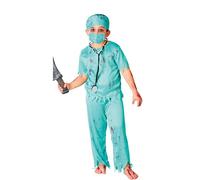 Déguisement Garçon Chirurgien Zombie Vert