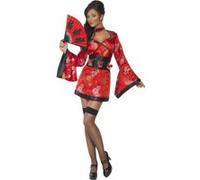 Smiffys Costume geisha vodka, robe et ceinture avec porte-verres à vodka