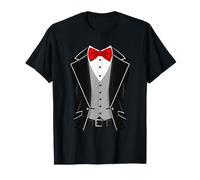 Déguisement Gentleman Chic Trompe-l'Œil Nœud Papillon T-Shirt