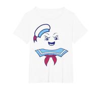 Déguisement Ghostbusters Stay Puft Marshmallow pour Homme T-Shirt, Femme Grandes Tailles, Blanc, 1X
