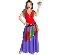 déguisement gitane voyante femme - s - multicolore - widmann 32751 Multicolore