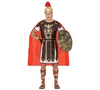FIESTAS GUIRCA | Costume de Centurión Romano Adulte (54-56/XL) - Cape, Casque, Gilet, Ceinture et Tunique - Costumes Romains et Grecs pour Halloween, Carnaval et Fêtes Déguisées - Homme