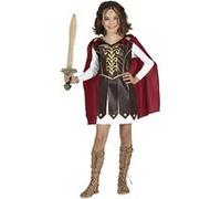 déguisement gladiatrice empire romain fille - 7/9 ans - marron - guirca 77712 Marron G