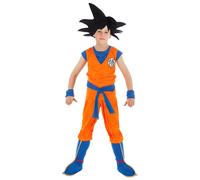 Déguisement goku saiyan dragon ball z orange 9/10A