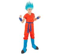 Déguisement goku super saiyan dragon ball super orange 9/10A