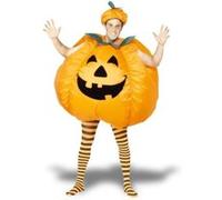 Déguisement gonflable citrouille géante costume avec chapeau G