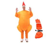 Déguisement Gonflable de Dinde Blow Up Costume Drôle Intégral Unisexe