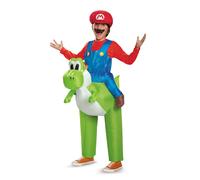 Déguisement Gonflable Mario Sur Yoshi Nintendo Enfants Multicolore