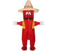 Déguisement gonflable Piment mexicain WIDMANN - Adulte mixte, rouge M