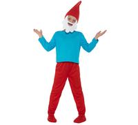 Déguisement Grand Schtroumpf Enfant - Taille: 7 À 9 Ans Bleu