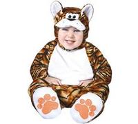 déguisement grenouillère tigre félin sauvage bébé - 12/18 mois - orange - guirca 87600 Orange G