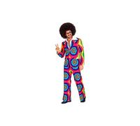 déguisement groovy psychédélique homme - m - multicolore - 09333