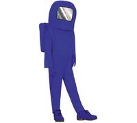 Guirca Déguisement d'astronaute imposteur bleu pour enfants