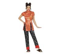 FIESTAS GUIRCA Déguisement traditionnel chinois pour femme - Kimono dragon japonais - Déguisement pour femme - Taille M
