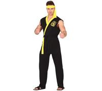 Déguisement - GUIRCA - Cobra Kai noir - Adulte - Carnaval - Mixte L