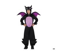 Déguisement - GUIRCA - Costume de dragon noir - Ailes incluses - Capuche - Polyester 5-6 ans