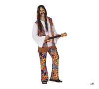 Déguisement - GUIRCA - Costume de fleur hippie - Multicolore - Polyester - Adulte M