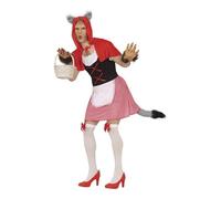 Déguisement - Guirca - Loup du Petit Chaperon Rouge - Cape, Robe, Queue - Multicolor - Homme L
