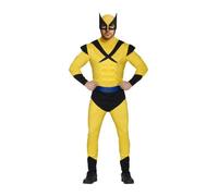 Déguisement - GUIRCA - Super Loup Jaune - Multicolore - Polyester - Pour homme L