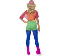 Let's Attraper Physical Fille Exercice Poupée Déguisement 80's Danse Costume