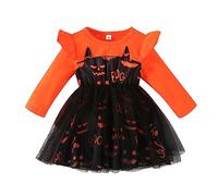 Déguisement Halloween Bébé Fille - Mon Premier Halloween - Robe, Tenue, Vêtement et Cadeau pour Bébé