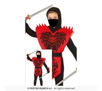 Déguisement Halloween Cobra Ninja Fille Garçon 3-4 Ans Multi Polyester
