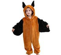 Deguisement Halloween Combinaison Bébé avec Capuche en Velours Chaud | Costume de Noël Jumpsuit à Manches Longues Mignon Tenue pour Cosplay Carnaval Jeu de Rôle