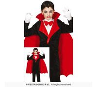Déguisement Halloween Enfant Dracula Classique Vampire Fiestas Guirca Polyester
