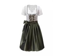 Déguisement Halloween Ensemble Robe Dirndl Femme Manches Courtes Lien 2 Pièces Déguisement Halloween Fille