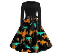 Deguisement Halloween Femme Diable Capuche Médiévale Sorcière Diablesse Princesse Costume Citrouille Costume Adulte Horreur Déguisement Femme Medieval Robe Corset Halloween Turquoise XL