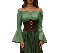 Deguisement Halloween Femme MéDiéVal DéGuisement Adulte Maxi Robe à Capuche Manches éVaséEs Cosplay SorcièRe Reine Costume Halloween Carnaval Drame FêTe D'Festival, FêTe Des Morts, Carnaval S-3Xl