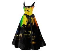 Deguisement Halloween Femme Pirate Mariee Demon Soirée Sexy Diablesse Dentelle Maléfique Haloween D' Robe de Mariée Halloween Robe Sorciere Femme Jaune Sorcière Costume Ghostface Jaune XXL