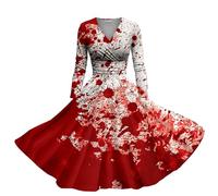 Déguisement Halloween Femme Robe Mariée Medievale Dress Médiévale Rouge pour Été Chic Et Elegant Mariage Deguisement Vampire Sexy Noire