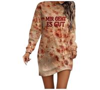 Déguisement Halloween Femme Robe Sexy Noire Automne Deguisement Infirmiere Gothique De Soiree Adulte Grande Taille Medievale Costume Femme,déguisement Col En V Bleu clair L