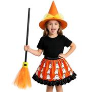 DéGuisement Halloween Fille 12 Ans,Ensemble Festif De SorcièRe éLéGante Pour Fillette MéDiéVale Cape Volumineuse Chapeau Pointu NœUd Tenue ComplèTe De Et Jeux De RôLe