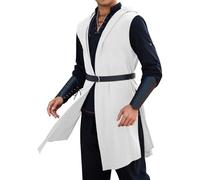 Deguisement Halloween Homme Joker Citrouille Costume Halloween Adulte Masque Automne Lapin Robe Médiévale Terrifier Hache Prisonnier Cosplay Garcon Hiver Classique Blanc M FR