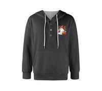 Déguisement Halloween Homme Mystérieux Gris Deguisement Joyeux Ombre Déguisements Impressionnant Imprimé Costume Horrible Vampirique Pull Amusant À La Mode Sweats Sweat(3-Noir,3XL)