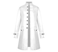 Deguisement Halloween Homme Scream Hache Costume Halloween Adulte Ghostface Automne Mask Robe Médiévale Accessoire Citrouille Masque Cosplay Realiste Hiver Classique Blanc S FR