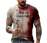 Déguisement Halloween Homme Tshirt T-Shirt Problème Résolu Chemises d'halloween pour Hommes Deguisement Maillot De Corps Probleme Resolu Costume Tee Shirt Femm T Femme Shirts Bleu Ciel-2 4XL