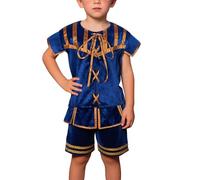 Deguisement Halloween Pirate Enfant Cape Zombie Déguisement Élève Sorciere Robe Vampire Fille Maléfique Costume Gothique Scream Fancy Dress Pour Adult Con Chapeau Masque De Cri Bleu140