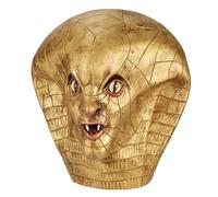 Deguisement Halloween Qui Fait Peur Couvre-Chef en Latex pour Halloween, Animal Mignon, Spectacle de Danse au Bar (Gold-4, 45x35x3cm)