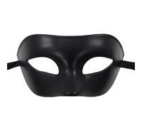 Deguisement Halloween Qui Fait Peur Masque de Mascarade Classique pour Homme et Femme, Demi-Visage pour fête/Halloween/ (Black #5, One Size)