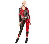 Déguisement Harley Quinn femme noir Rubie's SQ2 pour carnaval et anniversaire déguisé S