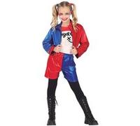 déguisement harley quinn suicide squad fille - 7/9 ans - rouge - guirca 77614 Rouge G