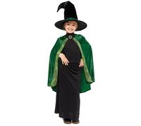 DÉGUISEMENT HARRY POTTER MCGONAGALL ENFANT 4/6 ANS Vert, Anis, Menthe, Eau 8-10 ans