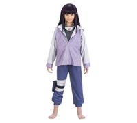 Chaks - Costume Hinata Hyuga pour fille, tenue Naruto officielle, ensemble anime 5 pièces pour carnaval, cosplay et Comic Con