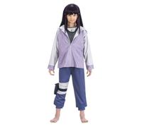 Chaks - Costume Hinata Hyuga pour fille, tenue Naruto officielle, ensemble anime 5 pièces pour carnaval, cosplay et Comic Con