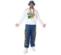 Déguisement Hip Hop Années 90 Homme - Taille: M Bleu
