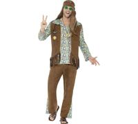 Déguisement Hippie Années 60 Homme Large Multicolore